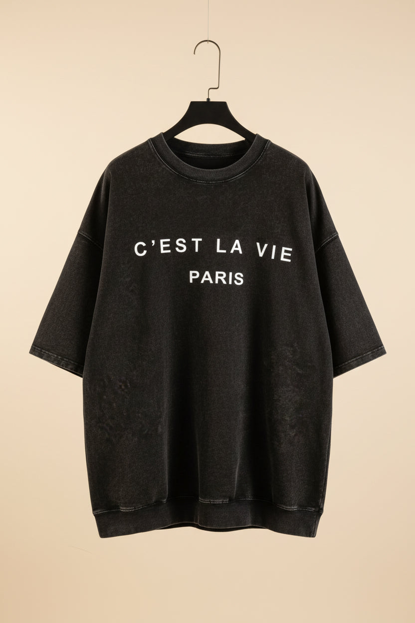 C'Est La Vie Paris Printed