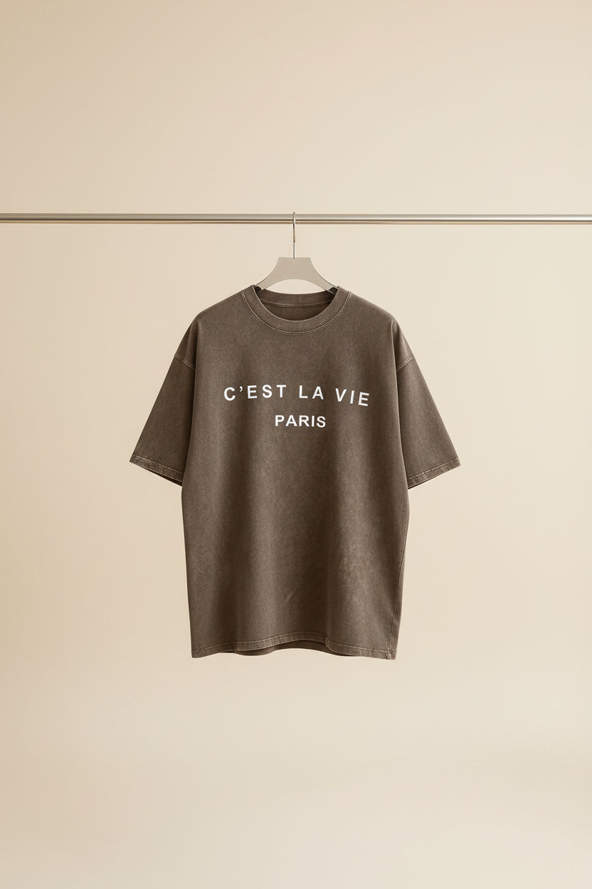 C'Est La Vie Paris Printed