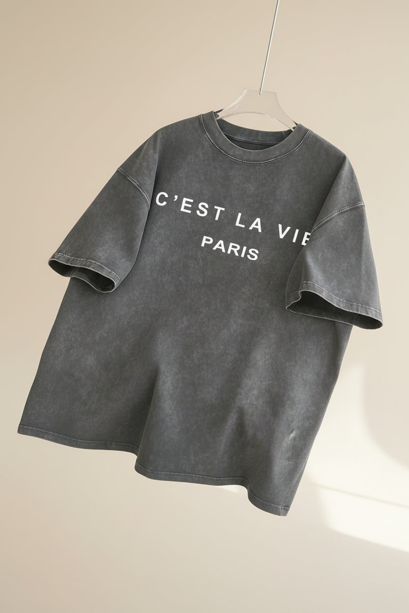 C'Est La Vie Paris Printed